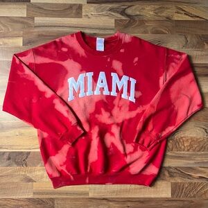 Bleached Miami Crewneck | Unisex Large